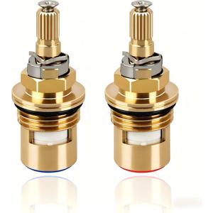 Faucet Cartridges Replacement Set for Kohler K-GP77006-RP & K-GP77005-RP,Hot and Cold Faucet Ceramic Valve Cartridges -2 Packs