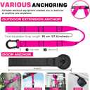 Home Resistance Training Kit, Suspension Trainer Straps with Adjustable Extension, Door Anchor, and Carry Bag – Strength Training Equipment for Full Body Bodyweight Workouts at Home or Outdoors