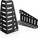 2 x 2 PCS Headboard Brackets for Metal Bed Frame, Attach Headboard to Bed Frame, Adjustable Bed Headboard Brackets, Compatible with 14,16,18 inches Headboards, Black