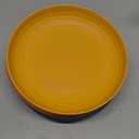 Homienly Deep Dinner Plates Set of 8 Alternative for Plastic Plates Microwave and Dishwasher Safe Wheat Straw Plates for Kitchen Unbreakable Kids Plate Set with 4 Colors (Classic Bright, 9 inch)