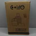 Coolife Luggage Set Suitcase Carry On Luggage PC Hardshell Luggage TSA Lock Spinner Wheels Telescopic Handle (3 piece set (BP/TB/20), Navy)