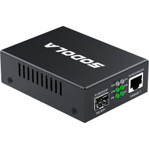 SODOLA 10Gb Ethernet Media Converter