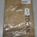 TUTOTAK C Shaped End Table, Tv Tray, Small Side Table, 28.7 inch Tall Couch Table, Tray Table, Sofa Table, Living Room, Bed Room, Brown TB01BB071