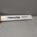 LazBlinds No Drill Zebra Blinds for Windows 30.5" W x 72" H, White