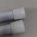 AIZESI 2pcs Spring Tension Rods Adjustable 26 to 39 inch Small Tension Curtain Rod No Drilling Expandable Spring Loaded Curtain Rod,Suitable for Doors and Windows 28 to 36 inch, White