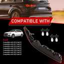 Right Passgenger Side Taillight Rear Bumper Tail Light Reflector Assembly Compatible with 2016-2022 Audi Q7 Replaces 4M0945095