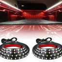 LivTee Truck Bed Lights, 2PCS 60 Inch 12V LED Light Strip with On-Off Switch Blade Fuse, 2-Way Splitter, Pickup Truck Accessories for Men - IP68 Waterproof