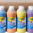 Crayola Washable Paint (12ct), Bulk Paint Set for Kids' Art Projects, 16 Oz, Nontoxic Craft Supplies, Teacher Classroom Must Haves, Ages 3, 4, 5