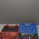 80 PCS Tap and Die Set Metric and SAE, Standard and Metric Threading Tool Kit for Internal and External Threads, Tap & Die Sets with Wrenches for Automotive, DIY, and Metal Repair