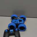 Remote Control Car, RC Cars Toys for Kids Ages 6-12, 2.4GHz RC Stunt Truck with 360 Double-Sided Flips, 4WD Off-Road Racing, Christmas Birthday Gifts for 3 4 5 6 7 5-7 6-8 8-10 Year Old Boys Girls (Blue)