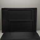 Metal Planter Box 36 x 12 x 26, Heavy Duty Tall Black Planter with Removable Insert Shelf for Porch, Garden, Patio, Yard