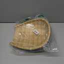 Farmhouse Bamboo Weaving Basket - Open Bamboo Sieve Handwoven Drying Basket for Fruit and Vegetable Storage (XL)