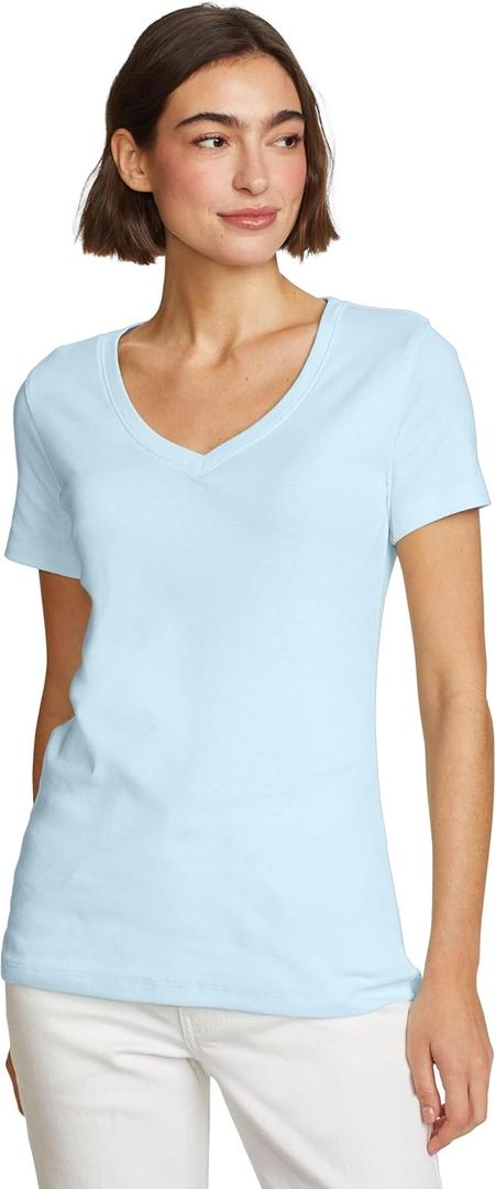 Eddie Bauer Women's Fashion-t-Shirts (Blue, S)