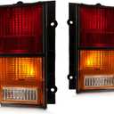 For Jeep Cherokee Tail Light Assembly Unit 1984-1996 Pair Driver and Passenger Side For CH2800105 + CH2801105