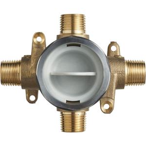American Standard RU101 Flash Shower Rough-in Valve with Universal Inlets and Outlets, Unfinished