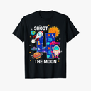 Kids Outer Space Astronaut 4th Birthday Boy 4 Year Old T-Shirt, Size XS