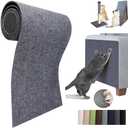 Cat Scratch Furniture Protector Mat DIY Cat Scratch Pad Self-Adhesive, Pet Scratching Post Cat Scratcher Carpet Anti Cat Scratch for Cat Tree/Door/Couch (Dark Gray, 11.8 * 23 inch)