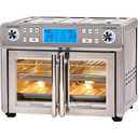 Emeril Lagasse Dual Zone 360 Air Fryer Oven Combo with French Door, 25 QT Extra Large, Cook Two Foods in Different Ways, Up to 60% Faster from Frozen to Finish