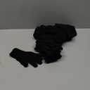 Glooarm 12 Pairs Winter Gloves Knit Warm Adult Stretchy Magic Gloves Bulk for Men Women Teens (Medium, Black)