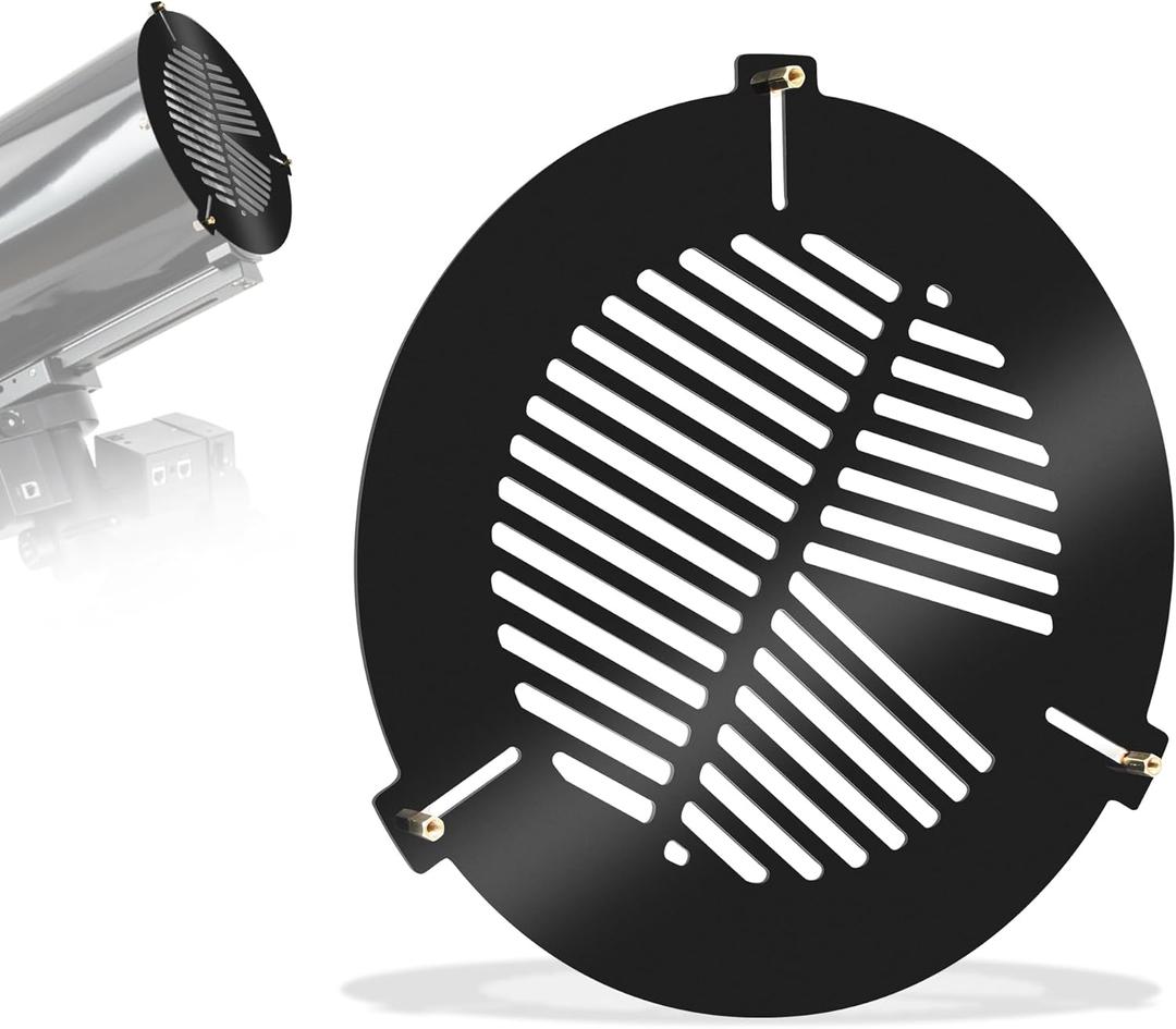 Astromania Bahtinov Mask That Focusing for Telescope - FM140mm for a Tube Outer Diameter (OD) from 150mm-200mm - can be Mounted with The Brass Screws Inside or Outside The drawtube Black