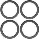 eSamcore for Magsafe Rings [0.4mm], 4 PCS Metal Ring Sticker for Magsafe Magnetic Wireless Charging [Diameter: 57mm] Compatible with All Non-MagSafe Cell Phones