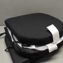 Basic Beyond Chair Cushions for Dining Chairs 6 Pack, Kitchen Chair Cushions with Ties and Non Slip Backing, 16 x 16 inches Chair Pads for Dining Chairs (Black)