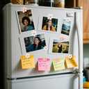 3D Flower Fridge Magnets Cute Mini Colorful Decorative Magnets Photo Wall Fixing Suitable for School Office Locker Kitchen Cabinet Whiteboard 16 Pcs (Pink White)