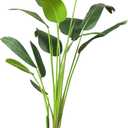 TRESIL 60 inches - Bird of Paradise Artificial Plant, Comes with Black Pot, Large,Vibrant Banana Leaf Design, Faux Plants Indoor, Floor Plants for Living Room Decor, Ideal for Home Garden & Office