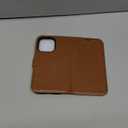 TUCCH Wallet Case for iPhone 16 Pro, [Removable] 2 in 1 [Wireless Charging] RFID Blocking [4 Card Holders] PU Leather Cover, Magnetic Detachable Stand Folio Case Compatible with iPhone 16 Pro, Brown