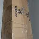 ZMISHIBO 72 Inch Ceiling Fan No Light with Remote Control, 8 Blades Quiet DC Reversible Motor, 6-Speed, Timer, Black Finish, Indoor Outdoor Ceiling Fans for Patios, Living Room, Garage