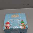 Snowman Clay Crafts 12 Pack Build a Snowman Christmas DIY Kit, Creative Kids Modeling Activities Making Clay, Christmas Stocking Stuffers Christmas Crafts Xmas Gift for Kids