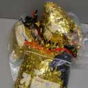 2LB Crinkle paper Shred Paper Filler For Gift Box Basket Bags On Holiday(Gold)