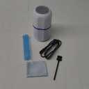 Electric Pill Crusher Grinder - Fine Powder Electronic Pulverizer for Small & Large Medication & Vitamin Tablets - Comes with Pill Organizer, Brush, Spoon, Cloth & Stainless Steel Blades by Pill Mill