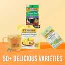Twinings Lemon & Ginger Herbal Tea Individually Wrapped Bags, 50 Count (Pack of 6), Tangy Lemon & Spicy Ginger, Naturally Caffeine-Free, Enjoy Hot or Iced, 300 Teabags