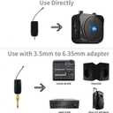 Wireless Microphone System for 2 People, 2.4G Dual Wireless Headset Mics Ideal for Speakers, Voice Amplifier, PA System, Teacher, Tour Guides, Fitness Instructor