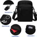 Lohol Small Messenger Bag for Men Women, Water Resistant Adjustable Crossbody Sling bag Purse for Travel Sports