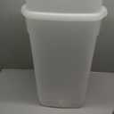 Rubbermaid Wrap N' Craft Plastic Wrapping Paper Organizer Storage Container with Top Ornament Storage Compartment for 20 Standard 30 Inch Rolls, Clear