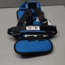 RideSafer - Small Blue, Lightweight, Compact, Portable Car Seat - Perfect for Travel and Everyday Child Safety (Small (Pack of 1)) Blue