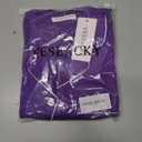 Veseacky Girls Silk Pajamas Short Sleeve Pjs for Kids Satin Two Piece Lounge Sets Sleepwear with Long Pants (Purple,12y) (Purple)