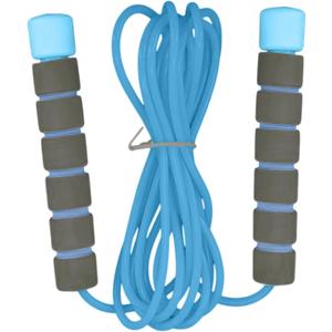 Adjustable Skipping Rope - Jump Rope For Kids | Multipurpose Jumping Strap, High-Speed Lightweight Knot-Proof Non-Slip Foam Grip Beginner Skipped String Portable For Home Workouts (Blue)