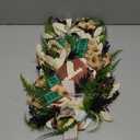 18 Inch Football Teardrop Swag Decoration Hanging Tear Drop Swags Wreath for Front Door Vintage Sport Sign with Ribbon Football Party Favors Decorations for Game Day Sport Theme Door