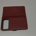 DJBull 2-in-1 Detachable Wallet Case for iPhone 17 Pro Max 6.9" RFID Blocking Flip Folio with Card Holder | PU Leather Shockproof Protective Cover Women Men for Apple 17 Pro Max Phone Case Wine Red