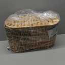 PINXIURY Water Hyacinth Toilet Paper Storage Basket, Bathroom Toilet Organizer with Lid, Woven Toilet Paper Holder for 6 Mega Rolls Bathroom Storage, Magazine Holder for Office, Bedroom