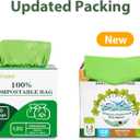 GreFusion Compostable Trash Bags for Kitchen Compost Bin 1.2 Gallon,150 Count,Compost Bags Small for Food Scrap Waste Bags for Countertop Bin Certified by BPI,ASTM D6400 and OK Compost