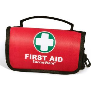 Small First Aid Kit - 100 Piece - Mini First Aid Kit for Home, Camping, Hiking, Backpacking, Travel, Vehicle, Outdoors - Emergency & Medical Supplies