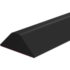 Duzzy 39 Inch Collapsible Shower Water Dam, Shower Threshold Water Stopper Barrier and Retention System and Keeps Water Inside Threshold Dry and Wet Separation, Suitable for Bathroom & Kitchen (Black)
