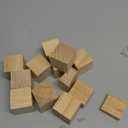 Wooden Blocks for Crafts, Unfinished Wood Cubes, 1.5 Inch Natural Wood Blocks, Pack of 15 Wood Square Blocks, Wooden Cubes for Arts and Crafts and DIY Projects  3.8 cm, Pack of 15