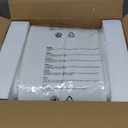 Rinweey Crystal Glass Table Lamp Set of 2 with USB C+A Ports & AC Outlet, White Lamp, Modern Bedroom Lamps, Gold Lamp for Night Stands Bedroom Living Room,Nightstand Lamp LED Bulbs Included