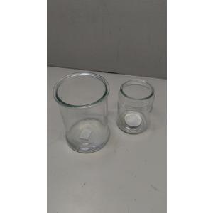 Glass Jars, Pack Of 4, Three Jars is 18 Oz, One Jar is 42 Oz