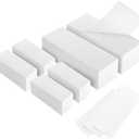 600-Count Non Woven Wax Strips, 2 Size Body and Facial Epilating Wax Strips Paper for Hair Removal, Beauty Waxing Strips for Leg Face Chest Back and Bikini